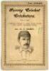 'Surrey Cricket and Cricketers 1773 to 1895. A Complete summary of every match played with various interesting tables'. Rev. R.S. Holmes. Offices of &quot;Cricket&quot;, London 1896. 80pp plus advertising pages. Original decorative paper wrappers. Padwick