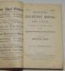 'The Scottish Cricketers' Annual and Guide'. Issue no. XV Seasons 1885-86. Edited by Percival King. Edinburgh. Bound in plain paper wrappers, lacking original wrappers. Stamp for Marylebone Cricket Club to first page. Facsimile copy of the original front - 2