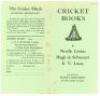 'A Bibliography of Neville Cardus. J.H. St J. McIlwaine. A copy of the series of articles that appeared in Bowen's 'Cricket Quarterly', Vol 2, issues 3 &amp; 4, and Vol 3, issues 1 &amp; 3 of 1964/65. 34pp bound in modern cream cloth with over eight hundr - 2