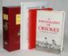 Cricket bibliographies and reference books. Four titles including 'A Bibliography of Cricket'. Compiled by E.W. Padwick. London 1984. Second edition. Good/very good condition in dust wrapper. 'Padwick's Bibliography of Cricket' Volume II. Compiled by Eley