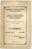 'Representative Matches in India from 1892 to 1919. History of Presidency, Triangular, Quandrangular, 3 English Cricket XI's, Ceylon Team, War Fund and Famine Fund Matches. Details of Parsi and All India Cricket Teams to England'. P.N. Polishwalla. Bombay