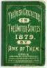 'The Irish Cricketers in the United States 1879. By One of Them'. Henry Brougham. John Lawrence, Dublin, and M.H. Gill, London, 1880. An excellent account of the tour of the Gentlemen of All Ireland, the cricket well reported and liberally interspersed wi