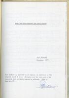 'Some the Bibliography May Have Missed'. Patrick J. Mullins, Melbourne[?] 1977. Original typescript published for private circulation bound in plain cream folder. Only twelve copies were produced 'in addition to the original which I hold', of which this i