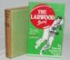 'The Larwood Story'. Harold Larwood &amp; Kevin Perkins. Sydney 1982. Paperback edition. Nicely signed to title page by Larwood. VG. Sold with 'Body-line?', Harold Larwood, London 1933. Original green cloth, some fading to spine. G. Qty 2 - cricket