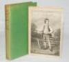 'Bat, Ball, Wicket and All'. G.D. Martineau. First edition, London 1950. Good dustwrapper. Signed in ink to front endpaper with dedication to 'Hubert Riley' from Martineau. Some foxing to page edges, otherwise in good condition. Sold with 'Cricket through