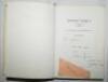 Hedley Verity. Two biographies of Verity. 'Bowling 'Em Out', Hedley Verity, London 1936. Signature in ink of Verity laid down to the title page, with inscription 'Reported missing in the Middle East Aug 9- 43' and press cutting slipped in reporting on Ver - 3