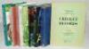 Pakistan cricket books and brochures. Selection including 'Memoirs of an All-Rounder', Lahore 1987 with dustwrapper, 'Green Shadows', Karachi 1958, various owner's names annotated to earlier pages, wear and small loss to original blue boards and spine pa