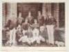 Emmanuel College, Cambridge 1894-1896. Four original sepia photographs of Emmanuel College teams, three of which depict team members seated and standing in rows wearing sporting attire. Teams are the Association Football XI 1894 and 1896, and the Tennis - 2