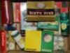 Golf balls. Box comprising a good selection of golf balls, the majority Dunlop in original boxes and tubes, some in original wrapping. Includes 'Seve Icon', Masters 2000, 'Tiger Woods Collectors Series 2000 US Open Champion' in presentation tin, also a bo