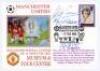 Manchester United 'The European Dream' 1998. Commemorative cover issued by the Manchester United Museum, date stamped 6th February 1998 to mark the 40th anniversary of the Munich air disaster. The cover signed in blue ink by three survivors of the 'Busby 