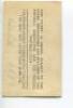 F.A Cup Final 1922. Huddersfield Town v Preston North End. Stamford Bridge Grounds, Chelsea. Official &pound;1.1shilling stand seat match ticket stub for the Final played on the 29th April 1922. The ticket, for Stand B, Row K, seat no 10, printed in black - 2