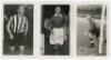 Individual football postcards late 1940s. Six mono real photograph plain back postcards, each depicting a footballer of the period entering the field (one in match action). Players featured include Joe Bacuzzi, George Hardwick, Stan Mortensen, Jackie Milb - 2