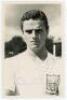 Stephen John 'Steve' Earle. Fulham, Leicester City etc. 1963-1981. Mono Fulham F.C. Supporters Club post card size real photograph of Earle, head and shoulders, wearing Fulham shirt. Signed in blue ink to the photograph by Earle. VG - footballEarle made 2