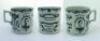 Burnley Football Team. Winners of the English Cup 1913-1914 and English League Champions 1920-1921. A Record:- Played 30 games without defeat'. Commemorative Staffordshire mug produced to commemorate the two feats, with titles in scrolls to the front of t
