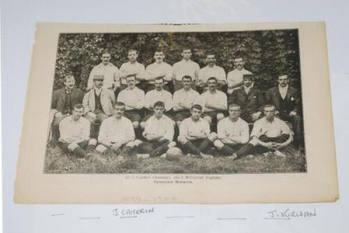 Tottenham Hotspur 1899-2105. Large blue file comprising an extensive selection of approx. ninety cuttings and pull-out posters of teams and individual players, the majority originals with the odd facsimile. Includes a comprehensive run of team images for 