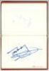 Tottenham Hotspur 1990s. Small autograph album comprising forty five signatures of Spurs players. Signatures include Rosenthal, Francis, Hughton, Mabbutt, Sheringham, Calderwood, Campbell, Armstrong, Fox, Edinburgh, Ferdinand etc. Some duplication of sign