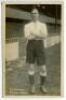 Ernest George Bowering. Tottenham Hotspur 1911-1912. Early mono real photograph postcard of Bowering, full length, in Spurs attire. Title to lower border 'E.G. Bowering. Tottenham Hotspur'. F.W. Jones, Tottenham. Postally unused. Good condition - football