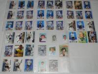 Tottenham Hotspur signed trade and cigarette cards 1950s onwards. A selection of forty seven signed trade cards, each signed by the featured player. Earlier signatures include Martin Peters, Johnny Brooks, Bobby Smith, Terry Dyson, Cliff Jones, Peter Tayl