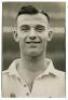 Frederick Charles Channell. Tottenham Hotspur 1930-1931 and 1933-1936. Mono real photograph of Channell, head and shoulders, in Spurs shirt. Photograph by Universal Pictorial Press of London. Label to back of photograph with date 'October 1936'. 4&quot;x6