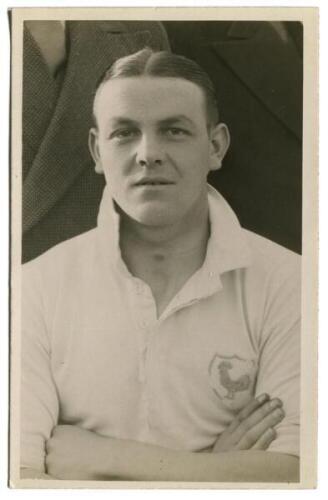 Leonard Arthur Bolan. Tottenham Hotspur 1933-1934. Mono postcard size real photograph of Bolan, head and shoulders, in Spurs shirt. Photograph by A. Wilkes &amp; Son of West Bromwich. Good condition. A rarer photograph - footballBolan played 10 matches an