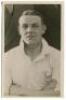 Leonard Arthur Bolan. Tottenham Hotspur 1933-1934. Mono postcard size real photograph of Bolan, head and shoulders, in Spurs shirt. Photograph by A. Wilkes &amp; Son of West Bromwich. Good condition. A rarer photograph - footballBolan played 10 matches an