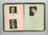 Autograph book early 1920s. Small autograph album comprising twenty nine real photograph cigarette cards laid down to pages, including Godfrey Phillips and J.E. Pattreiouex series. Seven cards are signed in ink to the photograph by the featured players. S - 12