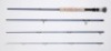 A Sage “Salt" 4 piece saltwater fly rod, 9’, #11, black silk wraps, anodised screw grip reel fitting, light use only, in bag and alloy tube