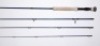 A Sage “Salt" 4 piece saltwater fly rod, 9’, #9, black silk wraps, anodised screw grip reel fitting, light use only, in bag and alloy tube