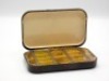A good Hardy Neroda No.4 Mayfly bakelite box, oxblood finish, cream painted interior fitted fourteen compartments beneath five celluloid sliding lids, excellent overall condition, 1940’s - 2