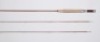 A good Phillipson “Peerless" 2 piece (2 tips) cane brook trout fly rod, 7’, #5, light tan silk wraps, rosewood reel seat with alloy screw grip reel fitting, suction joint, little used condition, in bag and alloy tube