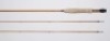A good Thomas & Thomas “Special Trouter" 2 piece (2 tips) cane trout fly rod, 8’, #5/6, clear silk wraps, wooden reel seat with black anodised screw grip fitting, suction joints, no. 2970, little used, in bag and alloy tube