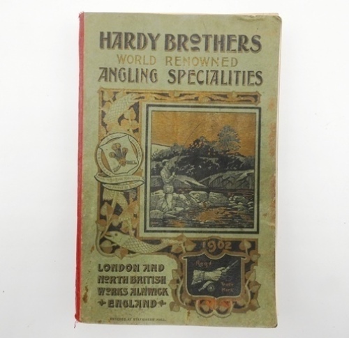 Hardy Angler’s Guide “K" edition, 1902, pict. soft covers, printed cloth spine, good overall condition