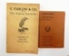 A Farlow & Co. tackle catalogue, n.d., c. 1916, soft covers and a Farlow tackle catalogue, 1932, soft covers (2)