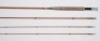A Hardy “Tournament" 3 piece (2 tips) cane trout fly rod, 10’6", green silk inter-whipped, alloy screw grip reel fitting, reversible butt spear, lockfast joints, 1936, some crazing to varnish, in bag and will alloy screw cap tip tube