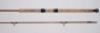 A scarce Hardy Spincast" 2 piece cane salmon spinning rod, 9’6", crimson silk inter-whipped, black anodised sliding screw grip reel fittings, studlock joint, 1959, light use only, in bag