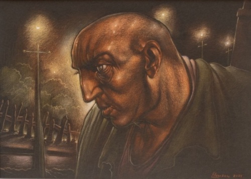Ilias Malorum (A Sea of Troubles) by Peter Howson OBE