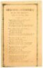 'To Dr. Grace on his 41st birthday. July 18th 1888'. Original printed poem by 'A.C.' (Albert Craig, Surrey poet) comprising five stanzas of six lines each, extolling the virtues of Grace. Publisher unknown. 5"x7.75". The page is laid to slightly unevenly 