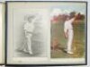 Wilfred Rhodes. Yorkshire & England 1898-1930. Large album comprising newspaper and magazine cuttings relating to the cricket career of Rhodes, and his contemporaries, compiled by the cricket historian, G. Neville Weston, with annotations to the pages in - 3