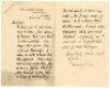 Norman Gale. Poet and cricket writer. A collection of four handwritten letters from Gale to Weston, dated March and April 1930. All four letters relate to the impending publication of Gale's, 'Messrs Bat and Ball'. In the first letter, dated 18th March, G - 2