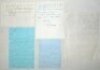 Cricketers' correspondence. Five handwritten letters including one from John Inverarity (Australia), dated 1st February 1977, responding to an invitation to speak at a dinner at Tonbridge School, three from Athol Rowan (South Africa) 4th December 1989, Ke - 2