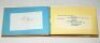 Cricket and other autographs late 1950s. Fawn faux leather autograph book comprising signed letters and pieces laid down to pages. Sixty seven signatures in total, the majority in ink of cricketers including Brian Taylor, Brian Statham, Doug Insole, Colin - 2