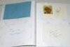 Test and County signatures 1930s-2000s. Album comprising over one hundred and fifty signatures, mainly England Test and County players, with some Australian and others. The majority signed individually to white cards, album pages, the odd postcard etc. Ea - 2