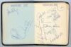 County and Sri Lanka signatures 1975. Small autograph album comprising good signatures in ink of all seventeen first-class counties for 1975. Each county signed to two facing pages, with pages signed back to back. Counties are Sussex (12 signatures), Lanc - 2