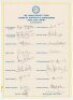 Sri Lanka tour to Australia & Bangladesh (Asia Cup) 1987/88. Official autograph sheet fully signed by all 18 members of the Sri Lanka touring party. Signatures include Madugalle (Captain), Ranatunga, Asoka De Silva, Aravinda de Silva, Kuruppu, Labrooy, Ma