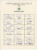 Pakistan tour to New Zealand, Australia & Sri Lanka 1979. Official autograph sheet fully signed by the eighteen members of the Pakistan touring party. Signatures are Mushtaq Mohammad (Captain), Asif Iqbal, Majid Khan, Wasim Bari, Sarfraz Nawaz, Zaheer Abb