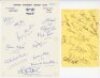 Oxford and Cambridge University 1970-1993. A selection of seven album pages signed by members of the Oxford and Cambridge University teams for the period. Oxford University teams are 1971, 1972, 1973 and 1993, Cambridge University 1970, 1971 and 1973. Not - 3