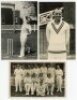 Kent C.C.C. team and player postcards 1900s-1950s. A good selection of eleven real photographs and one printed of Kent team and players. Teams are 1924, 1947, and 1951 (Flemons), 1926 (unknown), and 1957, J.D. Hunt. Player postcards are P. Hearn, C. Wrigh - 3