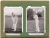 'G.D. & D. Star Series' postcard album early 1900s. Original postcard album comprising a collection of thirty seven original Star series mono postcards of teams, individual players Teams include Warner's XI in Australia 1904, Lancashire Champion Team 'Pro - 3