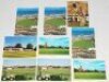 County and touring teams 1995. Nine colour postcards, all with one exception views of grounds, each nicely signed in ink to verso by County and touring teams. Teams are West Indies at Scarborough (11 signatures including Lara, Walsh, Gibson, Drakes). Coun - 2