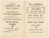 New Zealand inaugural tour to England 1927. One original official scorecard and one programme covering the 1927 tour. The scorecard, with incomplete printed scores, is for the match played v East of England at Wisbech 9th-12th July (New Zealand won by eig - 3